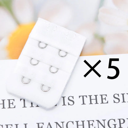 5PCS Bra Extender Set for Women – Elastic Adjustable Hook Straps for Intimates, DIY & Handmade Accessories