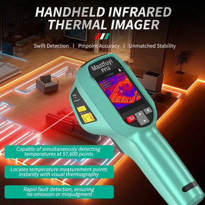 MASTFUYI Rechargeable Thermal Imaging Camera – Handheld Infrared Imager, -20℃ to 550℃, Waterproof, Dustproof & Drop Resistant