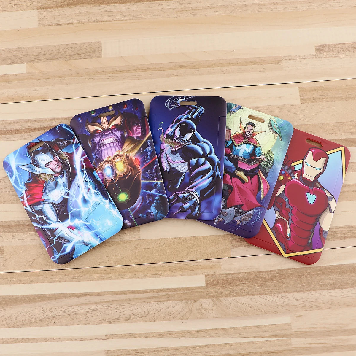 Cartoon Credential Holder Keychain – Cool Lanyard for Key, ID Card, Gym Badge & Cosplay Gift