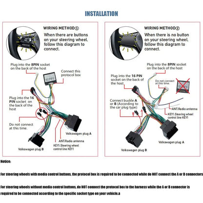 2DIN Android Car Radio for Volkswagen Golf 5/6, Polo, Passat B6/B7, CC, Skoda, Jetta - Multimedia, CarPlay, Wifi & GPS Navigation