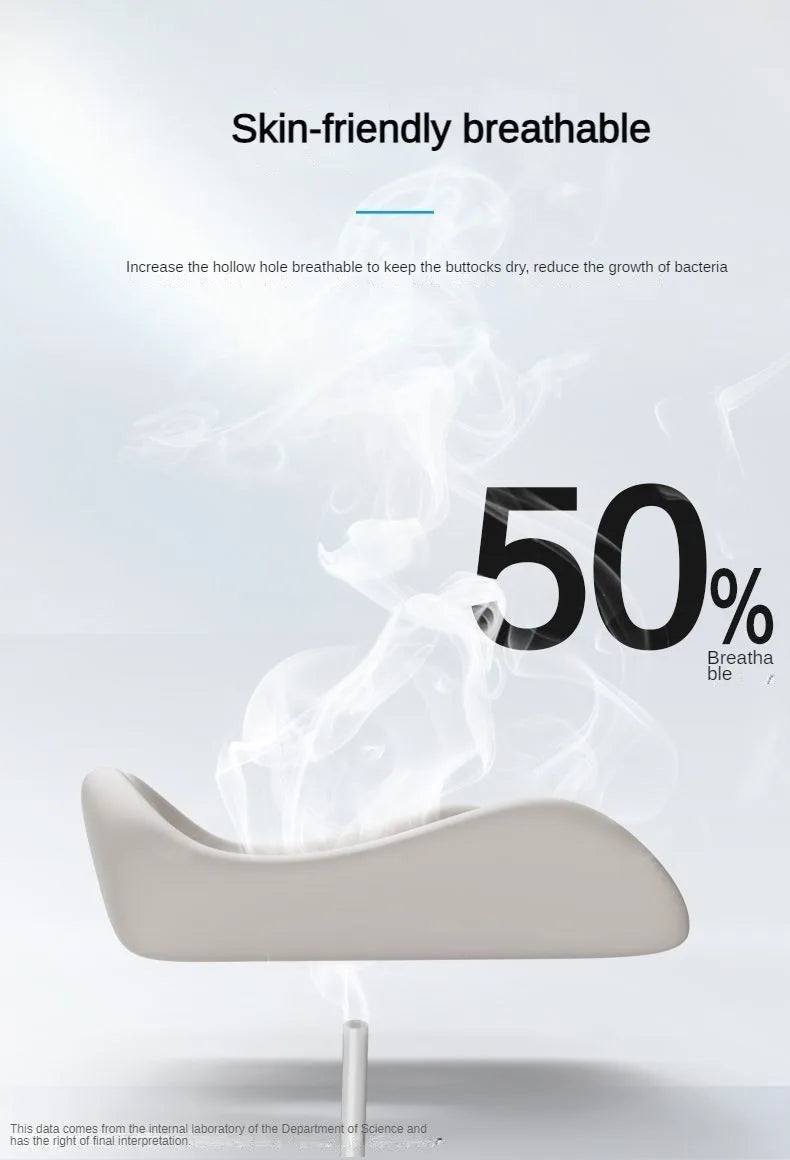 Orthopedic Memory Foam Coccyx Cushion – Tailbone & Sciatica Pain Relief for Office Chair & Car Seat, Non-Slip Comfort Design