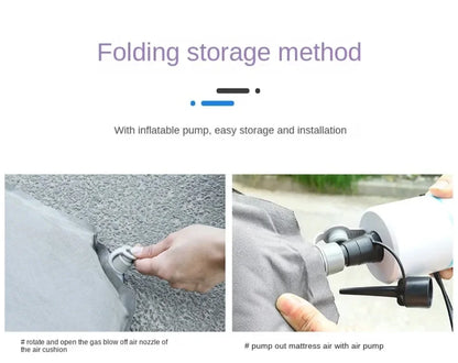 Tesla Model 3 & Model Y Inflatable Car Bed – Suede Fabric Travel Air Mattress for Camping (2017-2024)