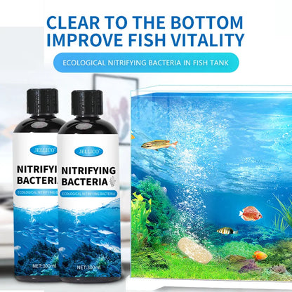 300ml Nitrifying Bacteria Liquid – Fish Tank Water Purifier & Treatment for Aquarium Fish Farming