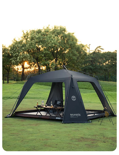 ShineTrip Oversized Dome Tent – Quick Setup, Waterproof & Sunproof Silver-Coated Canopy for Camping (05 Series)