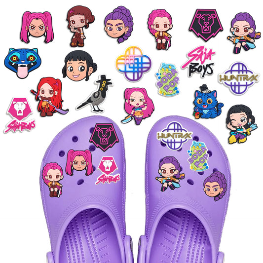 KPop Demon Hunters Shoe Charms – Premium Clog Decorations & Popular Shoe Accessories