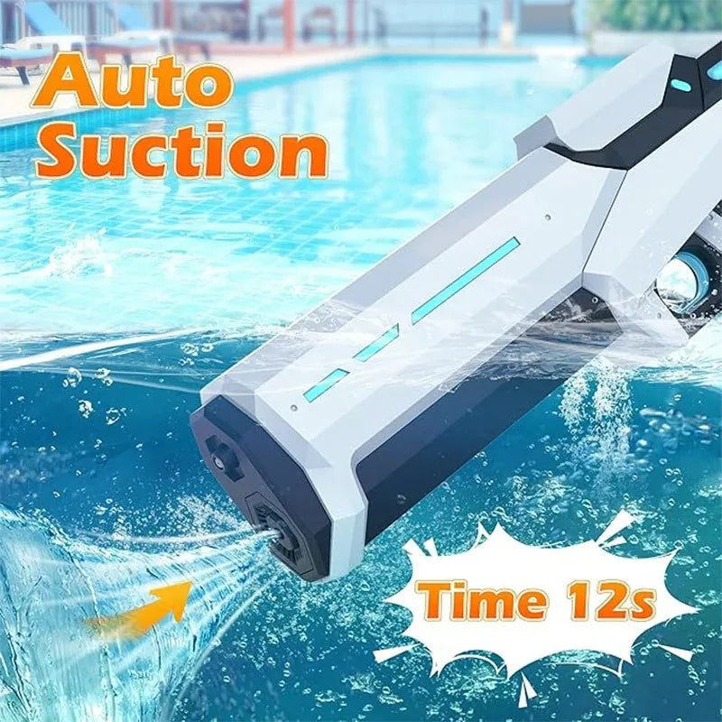 Electric Water Guns for Adults - Powerful Automatic Squirt & Water Suction Blasters | Summer Outdoor Beach Toy for Kids & Gift