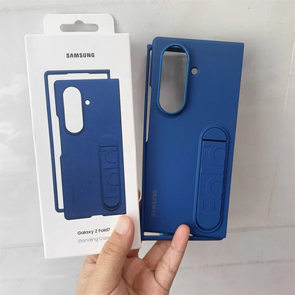 Samsung Galaxy Z Fold 7 5G Sensory Standing Phone Case — Foldable Bracket Hard PC Anti-Fall Shockproof Cover