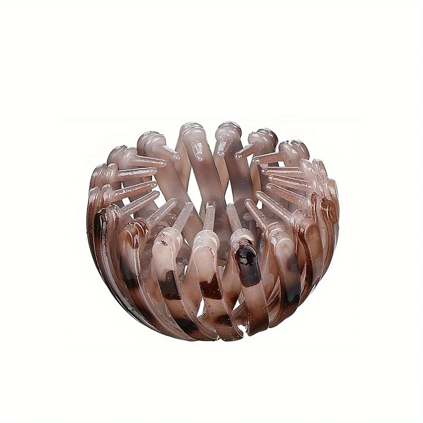 Bird’s Nest Magic Hair Clip – Fashionable Ponytail & Round Bun Hairband, Retro Geometric Elastic Hair Accessory for Women