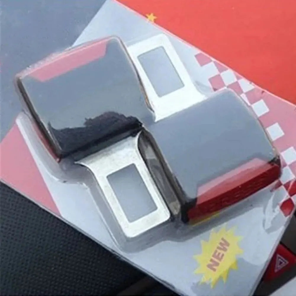 2PCS Car Safety Belt Buckle Extension Clip – Thick Socket Plug & Insert Extender Accessory Tool