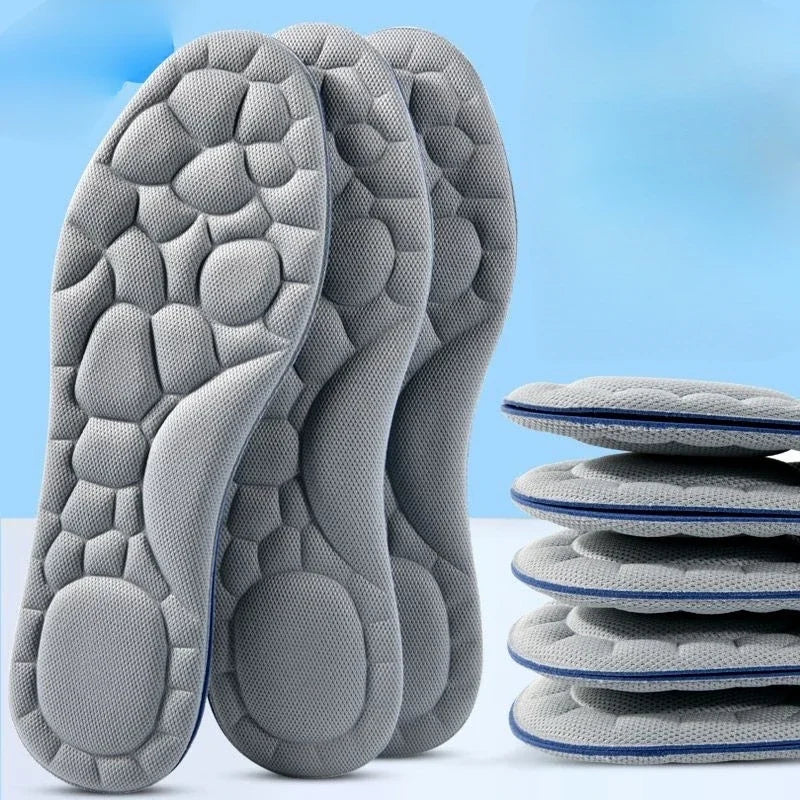Unisex 5D Massage Insoles – Super Soft Sports Shoe Inserts for Feet, Arch Support, Orthopedic Running & Baskets Sole