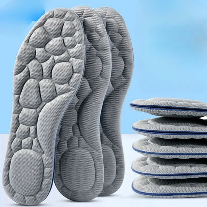 Unisex 5D Massage Insoles – Super Soft Sports Shoe Inserts for Feet, Arch Support, Orthopedic Running & Baskets Sole