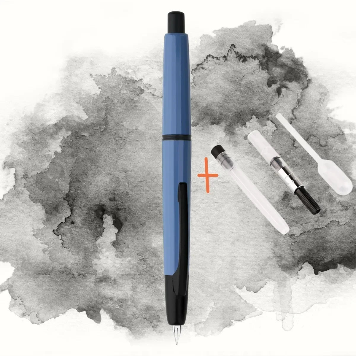 MAJOHN A2 Press Fountain Pen - Retractable EF Nib 0.4mm Resin Ink Pen with Converter, Lighter than A1, Perfect for Writing and Christmas Gift