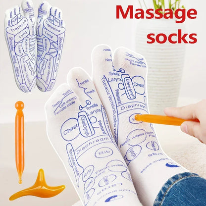 Acupressure Foot Massage Socks – Reflexology & Physiotherapy for Tired Feet Relief