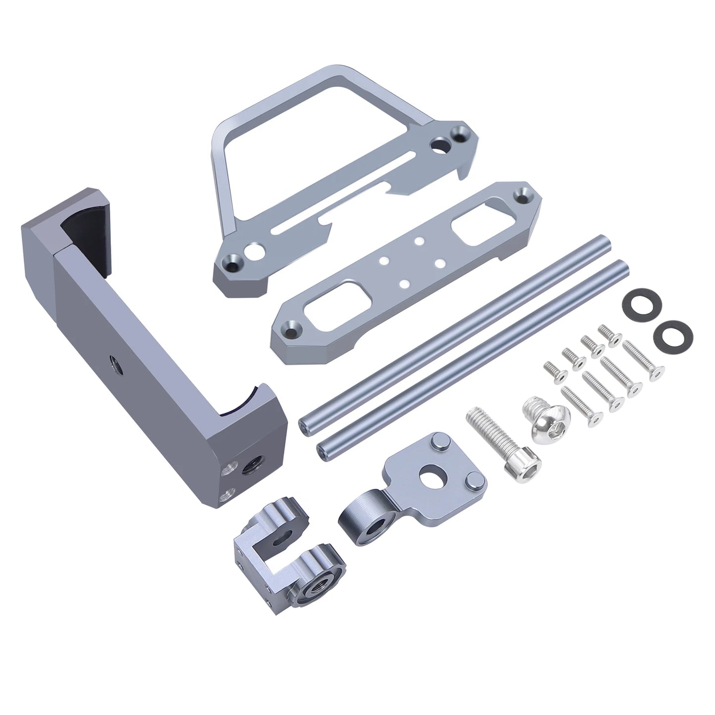 Aluminum Protector Frame Bracket with Phone Mount Holder for Flysky Noble NB4 Pro, NB4 Lite, NB4+ Radio Transmitter   2/2