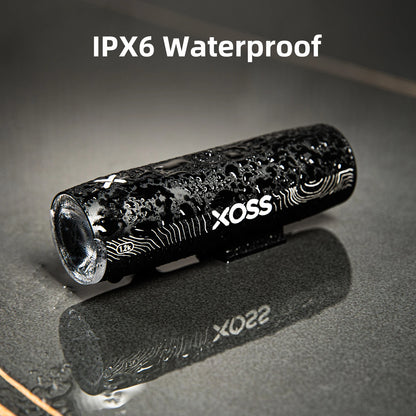 XOSS XL1200 Bike Light – 1200 Lm Waterproof Headlight, Type-C Rechargeable Front Lamp, Aluminum Ultralight Bicycle Flashlight