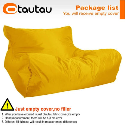 OTAUTAU Waterproof Floating Bean Bag Lounger Cover – Swimming Pool Sofa Bed Pouf, No Filler Chaise Lounge Recliner Puff SF019