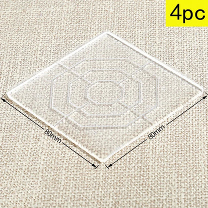 Anti-Slip Transparent Silicone Furniture Pads — Adhesive PU Cushions for Table, Sofa, Bed Legs, and Noise Reduction