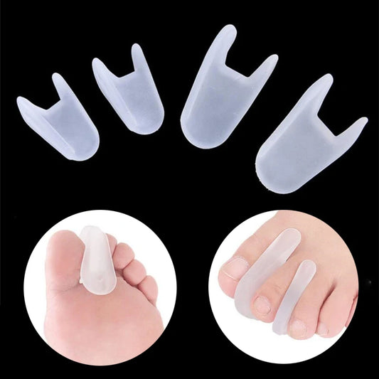 1 Pair Silicone Thumb Orthotics — Hallux Valgus Bunion Corrector & Toe Separator for Foot Care