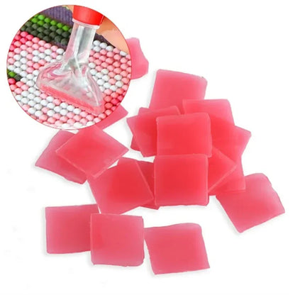10-100 Pcs 2x2CM Diamond Painting Wax Mud – Glue Accessory for Diamond Embroidery & Cross Stitch
