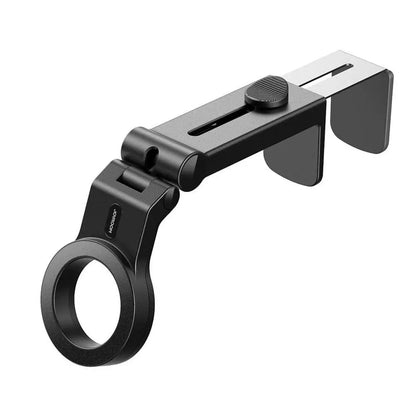 Portable Magnetic Desktop Phone Holder: Foldable, 360° Rotation Travel Airplane Desk Mount Stand for iPhone - Convenient Phone Accessory