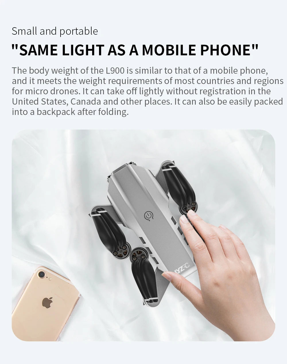 LYZRC L900 PRO GPS Drone – 4K HD Dual Camera, 5G WiFi, Brushless Motor, FPV Quadcopter, Foldable Aerial Photography Drone