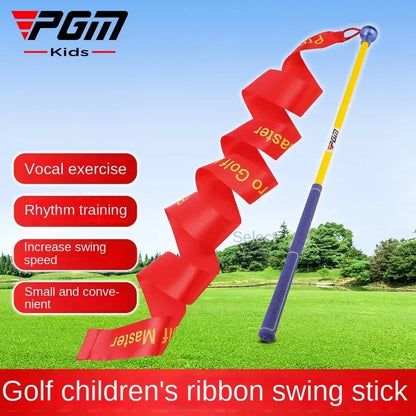 PGM Golf Swing Training Stick – Ribbon Sound Practice Tool to Improve Swing Speed, HGB020