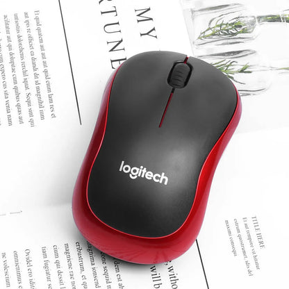 Logitech M185 Silent Wireless Mouse - 1000DPI, 2.4 GHz USB, 3-Button Optical Gaming Mice for PC/Laptop