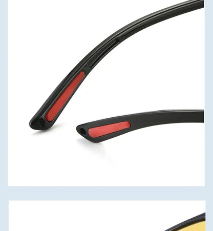 Vintage Unisex Anti-Glare Night Vision Driving Glasses – Ultralight Square Frame Myopia Eyewear (-4.0)