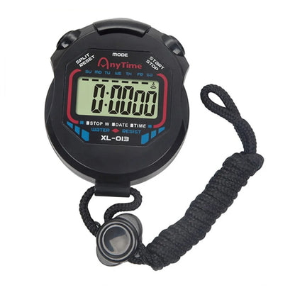 Waterproof Handheld Pocket Stopwatch – Professional Digital LCD Sport Timer for Timing Events
