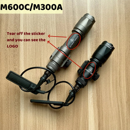 Tactical Surefire M300/M600B/M600C Gun Light – Rifle & Pistol Scout Flashlight, Picatinny Rail Mount, Hunting Torch