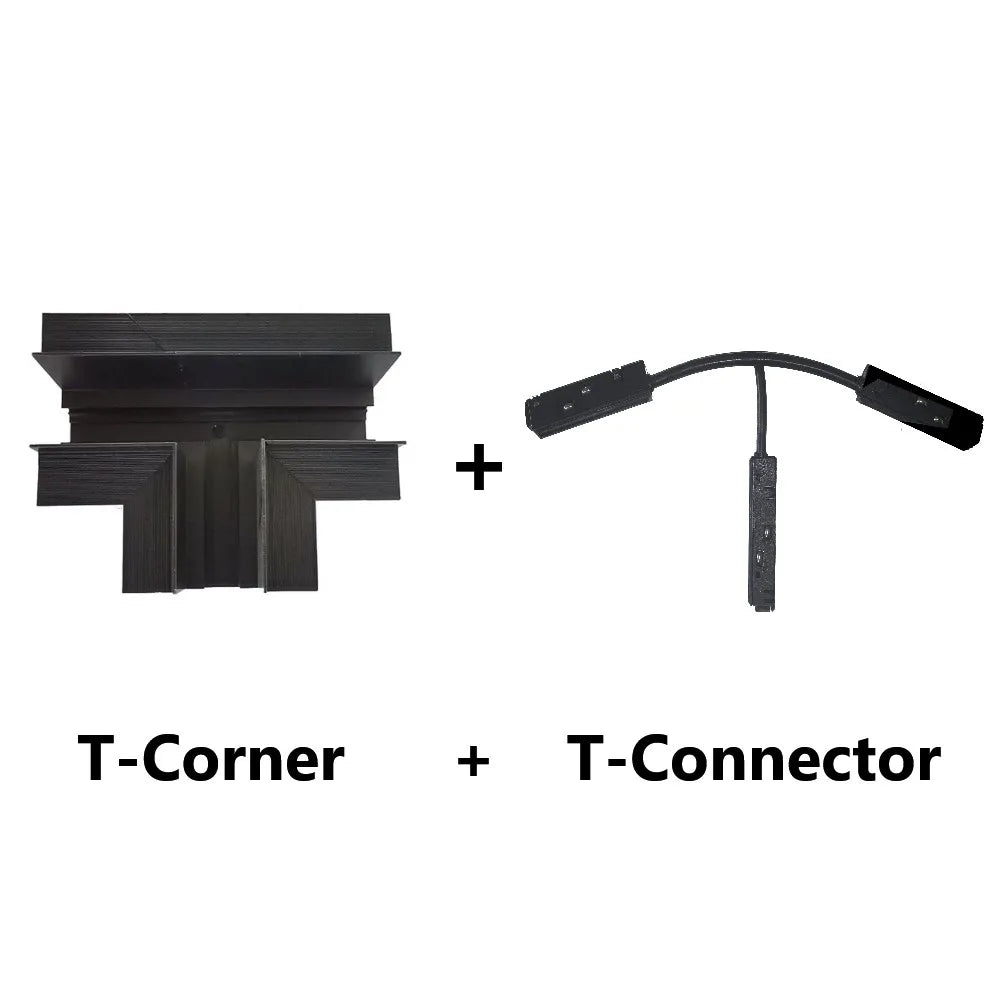 LED Magnetic Track Light Grille, Modern Embedded Flexible Linear Flood Lamp, DC48V Ceiling Spotlight for Indoor Living