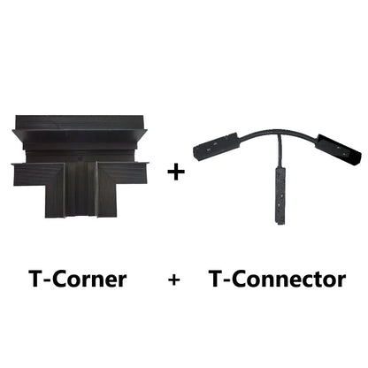 LED Magnetic Track Light Grille, Modern Embedded Flexible Linear Flood Lamp, DC48V Ceiling Spotlight for Indoor Living