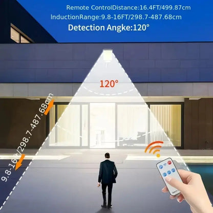 1/2/4-Pack Solar Street Lights – 108 COB LED Outdoor Wall Lights with Remote Control, Motion Sensor & Adjustable 3 Modes