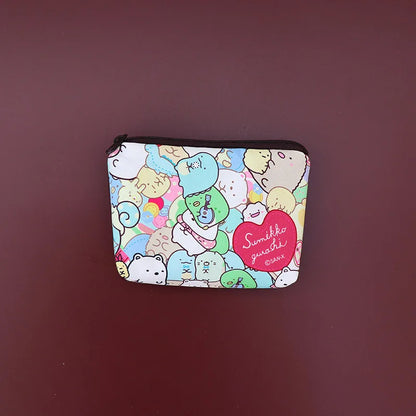 Snoopy Print Mini Coin Purse – Cute Wallet & Card Holder for Women, Girls & Kids, Small Cosmetic & ID Bag
