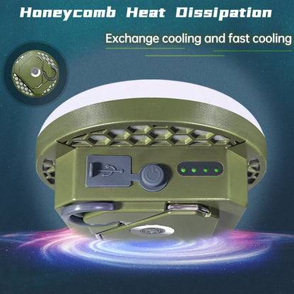 MOSLIGHTING 9900mAh Rechargeable Camping Lantern — Powerful LED Flashlight with Magnet, Portable Tent & Work Light