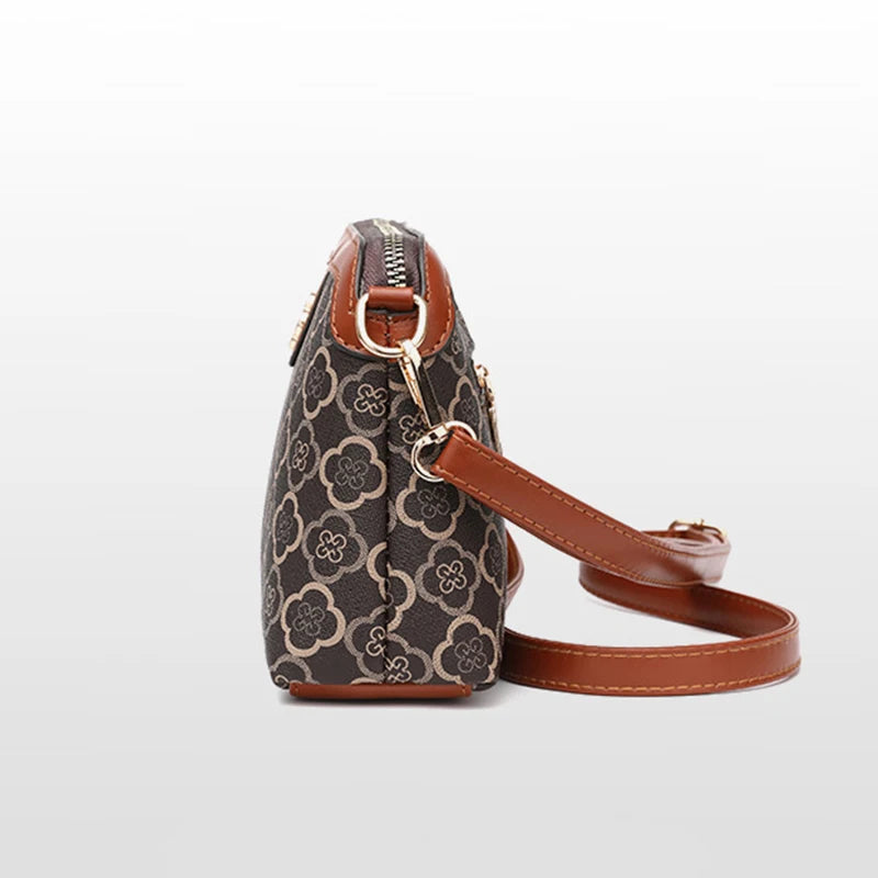 High-Quality PU Leather Women’s Shoulder Bag – Small Luxury Crossbody Messenger Handbag & Phone Satchel