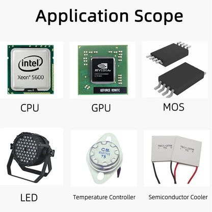 GD900/GD-2 Thermal Conductive Grease – Silicone Heatsink Paste 7g/15g/30g for PC, CPU, GPU, LED & VGA Cooling