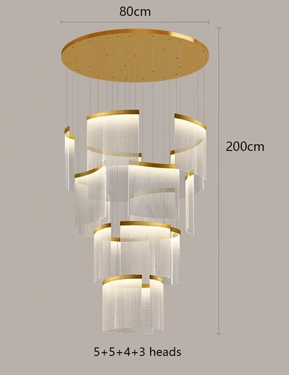 Modern LED Ceiling Pendant Lamp – Decorative Indoor Lighting Chandelier for Bedroom & Dining Room
