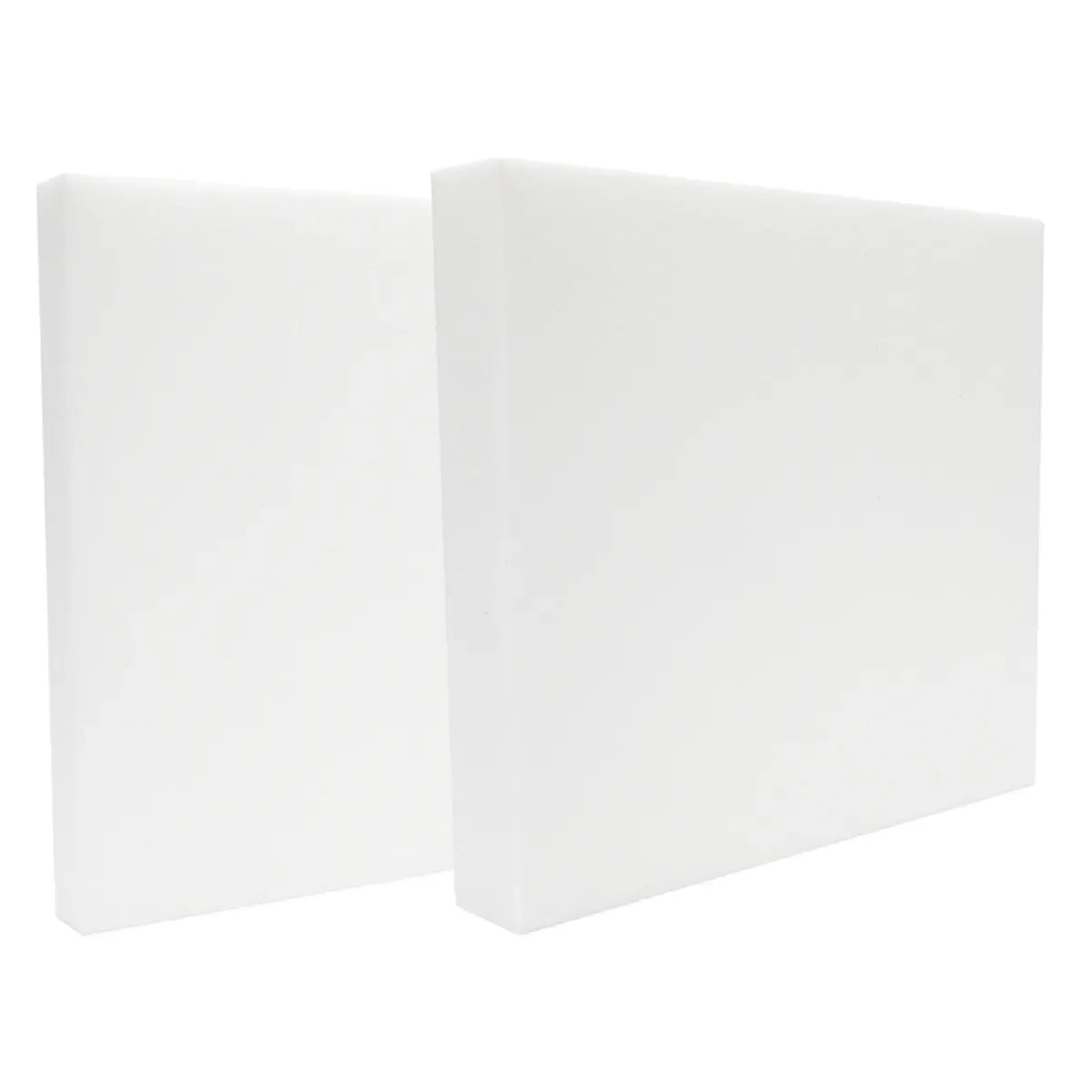 High-Density Chair Foam Cushion – White Square Upholstery Replacement Seat Pad, Premium Quality