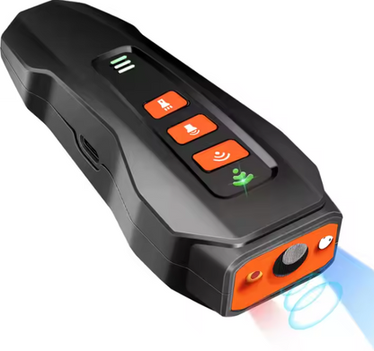 NEW Rechargeable Dog Bark Deterrent | 3 Mode Outdoor Sonic and Laser Repellent | Ultrasonic Anti-Barking Control Training Device