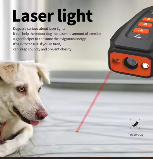 NEW Rechargeable Dog Bark Deterrent | 3 Mode Outdoor Sonic and Laser Repellent | Ultrasonic Anti-Barking Control Training Device