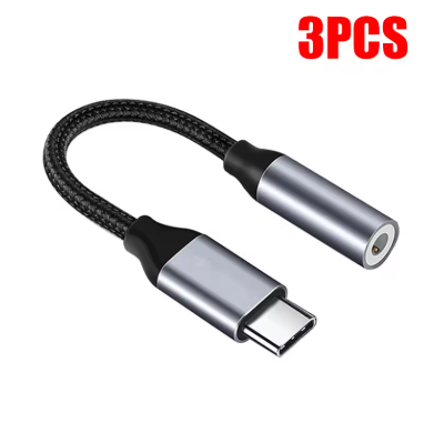 USB Type C to 3.5mm Aux Adapter - Type-C to 3.5mm Jack Audio Cable Converter for iPhone 15, Samsung Galaxy S21 Ultra, S20