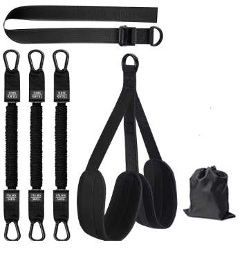 Pull Up Assist Band Set - Adjustable Resistance, Heavy-Duty TPE Fabric, Upgraded Metal Buckle and Cloth Protection | Durable Stretch Fitness Bands for Upper Body Strength | Includes Foot/Knee Rests