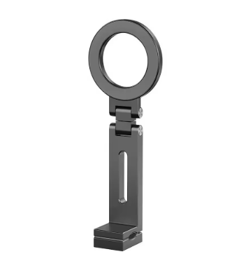 Universal Foldable Magnetic Phone Holder Magsafe Airplane Travel Mount Flexible Rotation for iPhone 12-16 Smartphones