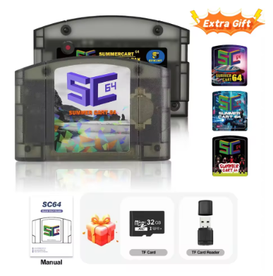 SC64 Flash Cart SummerCart64 — Open Source 64 Video Game Console Modular Chip Game Card