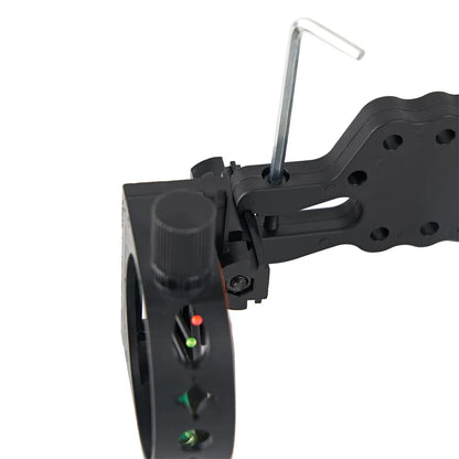 Toparchery 3-Pin/5-Pin Bow Sight – Fiber Optic Sight for Compound & Recurve Bows, Archery Hunting Accessories