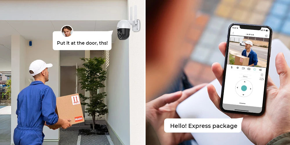 H.View 8CH 5MP Wireless WiFi Security Camera System — CCTV NVR Kit with Indoor/Outdoor Cameras & Two-Way Audio XMEye