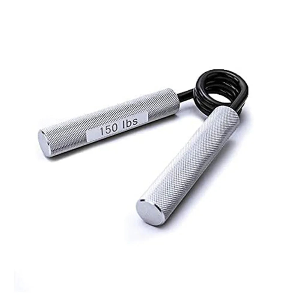 Aluminum Alloy Hand Gripper with Sponge Sleeve — Spring Steel Fitness Trainer for Arm & Finger Strength, Home Gym for Men