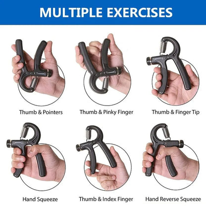Professional R-Shaped Spring Grip - Wrist Strength and Arm Muscle Training Equipment for Finger Rehabilitation and Exercise Fitness - Improve Your Strength Today!