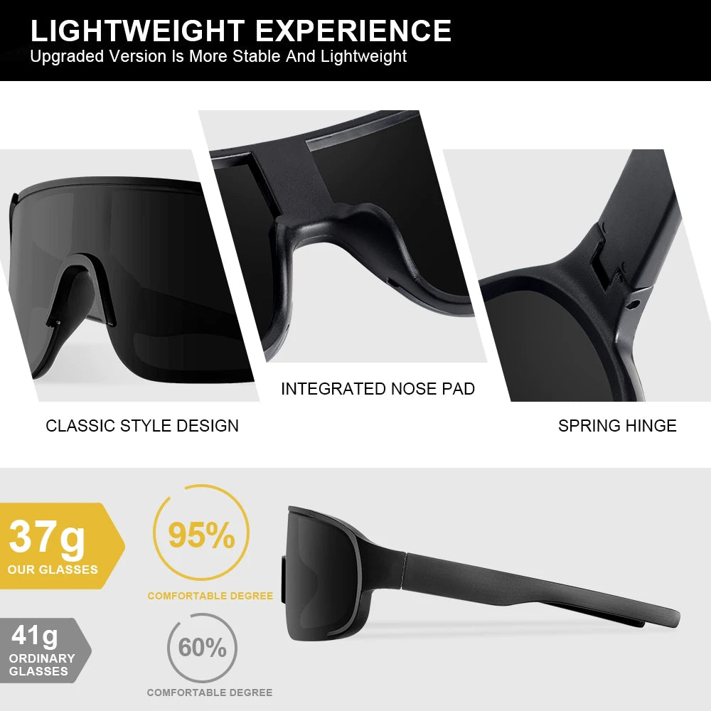 CRIXALIS Oversized Trend Sunglasses – UV Protection Sport & Travel Shades for Men and Women
